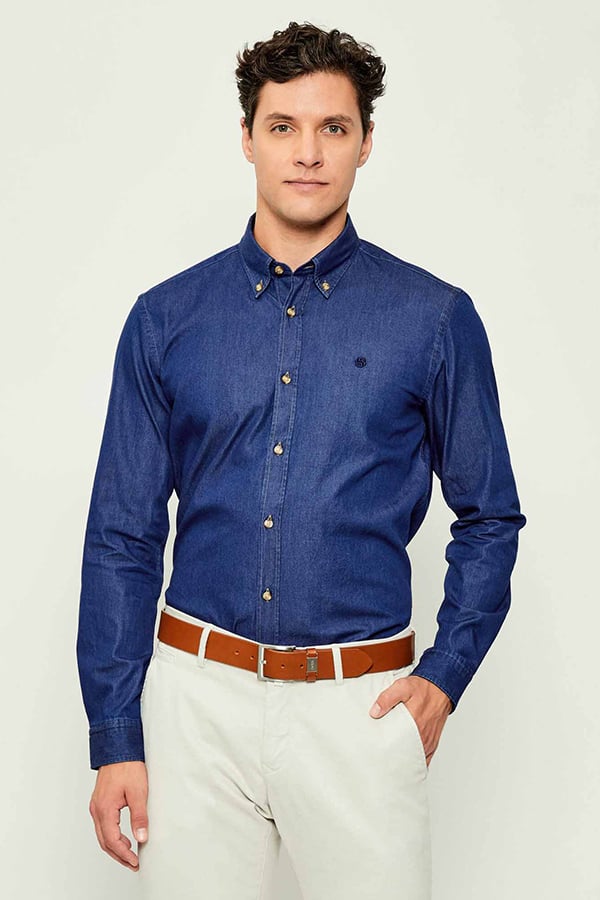 ΠΟΥΚΑΜΙΣΟ BOSS - 410 ΜΠΛΕ